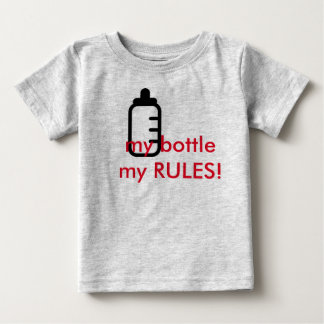 Camiseta De Bebé mi cuerpo de reglas bebe