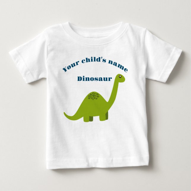 Camiseta De Bebé Mi dinosaurio (Anverso)