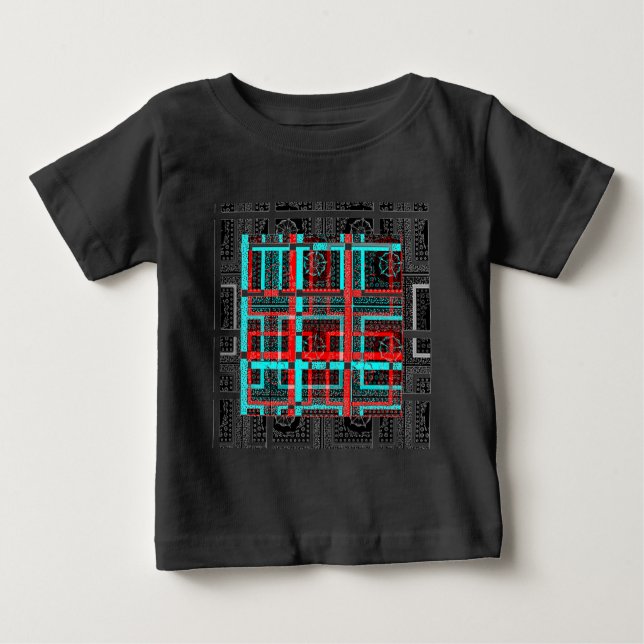 Camiseta De Bebé Mi diseño de Maze cuadrado (Anverso)