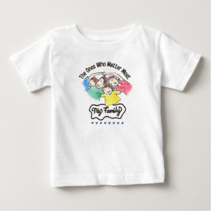 Camiseta De Bebé Mi familia