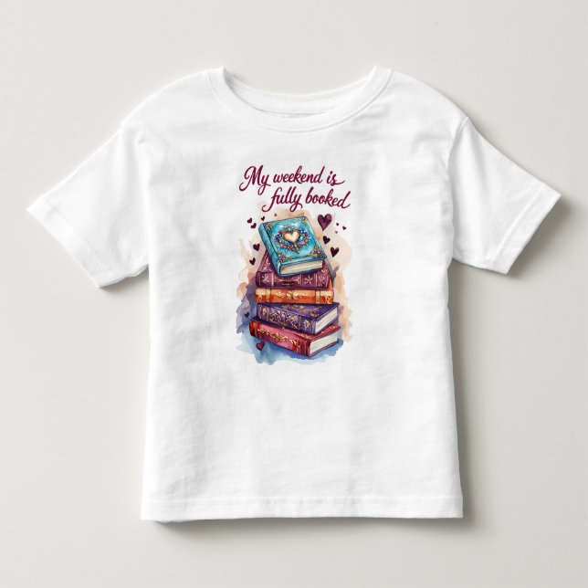 Camiseta De Bebé Mi fin de semana está completamente reservado (Anverso)