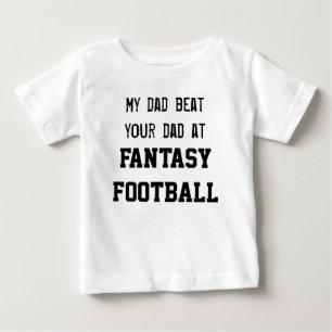 Camiseta De Bebé Mi golpe del papá su papá en el FÚTBOL de la