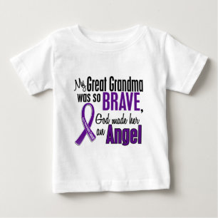 Camiseta De Bebé Mi gran abuela es un cáncer pancreático del áng