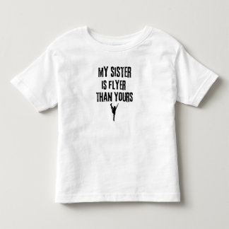 Camiseta De Bebé Mi hermana vuela más alto que la tuya