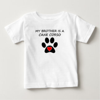 Camiseta De Bebé Mi Hermano Es Un Cañón Corso