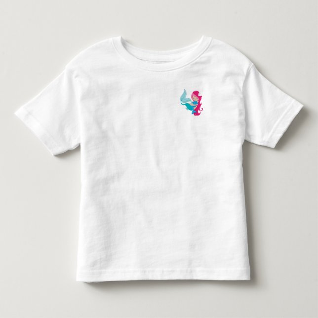Camiseta De Bebé Mi hermosa sirena y delfín (Anverso)