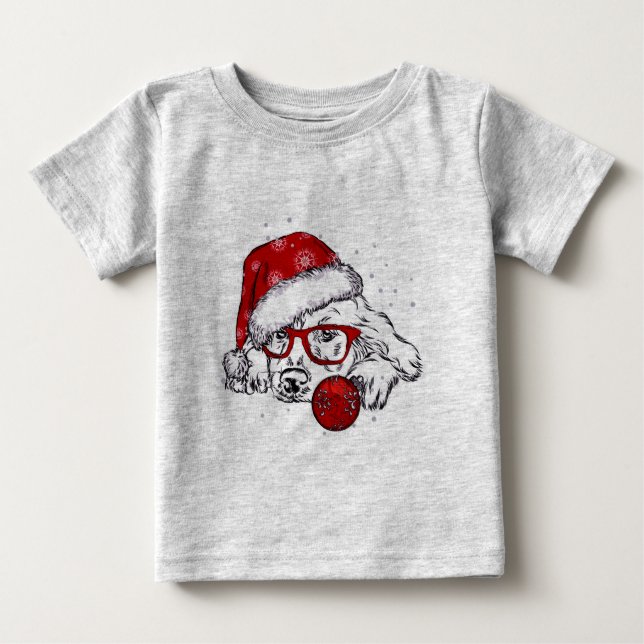 Camiseta De Bebé Mi lindo cachorro (Anverso)