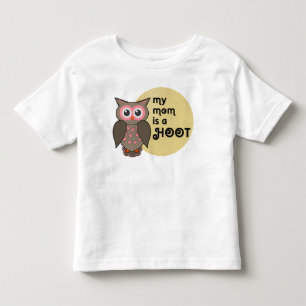 Camiseta De Bebé Mi madre es una lechuza. Papá también.