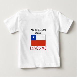 Camiseta De Bebé Mi mamá chilena me ama