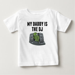 Camiseta De Bebé Mi mamá es DJ