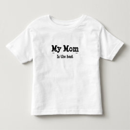 Camiseta De Bebé Mi mamá es la mejor