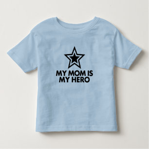 Camiseta De Bebé Mi Mamá Es Mi Héroe