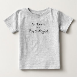 Camiseta De Bebé Mi mamá es psicólogo