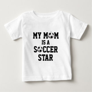 Camiseta De Bebé Mi mamá es un balón de fútbol de estrella de