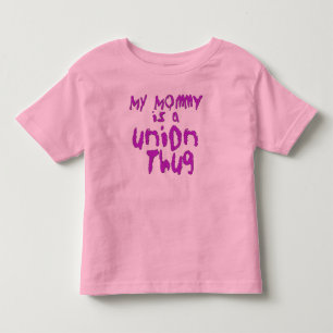 Camiseta De Bebé Mi mamá es un gamberro de la unión