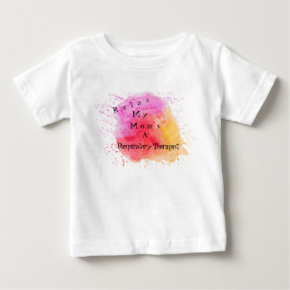 Camiseta De Bebé Mi mamá es una terapeuta respiratoria