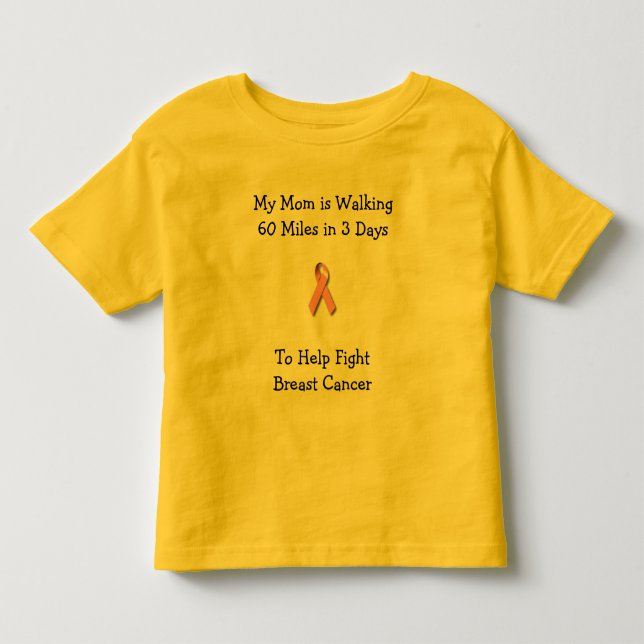 Camiseta De Bebé Mi mamá está caminando… (Anverso)