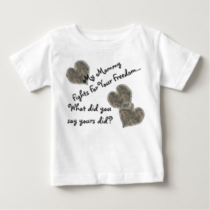 Camiseta De Bebé Mi mamá lucha por tu libertad