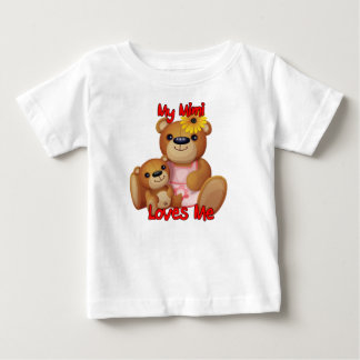 Camiseta De Bebé Mi Mimi me ama oso de peluche