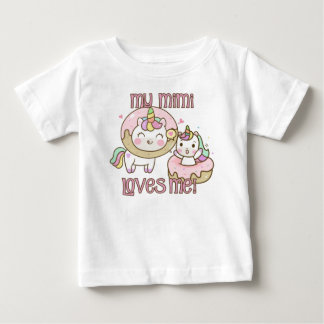 Camiseta De Bebé Mi Mimi Me Ama Unicornios