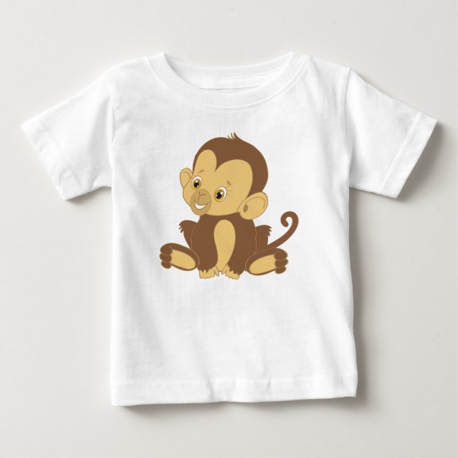 Camiseta De Bebé Mi mono lindo bebé (Anverso)