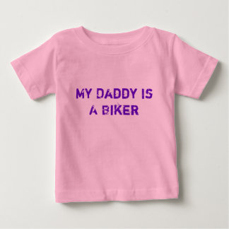 Camiseta De Bebé Mi motorista del papá AIA