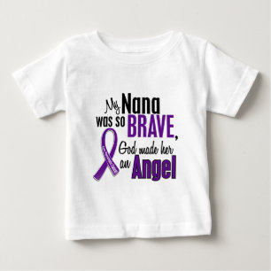 Camiseta De Bebé Mi Nana es un cáncer pancreático del ángel