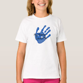 Camiseta De Bebé "Mi nana me ama"-Azul
