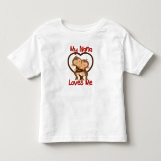 Camiseta De Bebé Mi Nana Me Ama El Mono