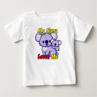Camiseta De Bebé Mi Nana Me Ama Koala