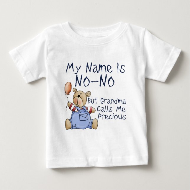 Camiseta De Bebé Mi nombre es no ningún (Anverso)
