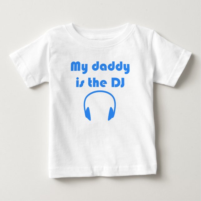 Camiseta De Bebé Mi Papá Es El DJ (Anverso)
