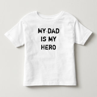 Camiseta De Bebé Mi papá es mi HÉROE