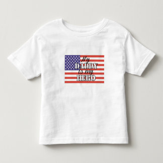 Camiseta De Bebé Mi papá es mi héroe