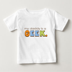 Camiseta De Bebé Mi papá es un friki