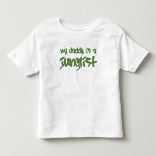 Camiseta De Bebé Mi papá es un Junglist