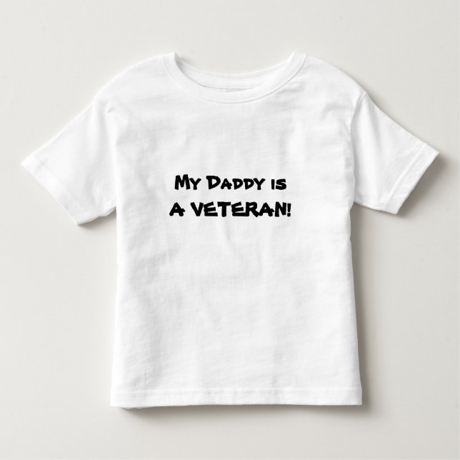 Camiseta De Bebé ¡Mi papá es UN VETERANO! (Anverso)