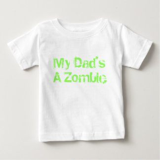 Camiseta De Bebé Mi papá es un zombi