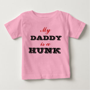 Camiseta De Bebé Mi papá es una camiseta bebé hundida