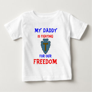 Camiseta De Bebé Mi papá ESTÁ LUCHANDO PARA NUESTRA LIBERTAD