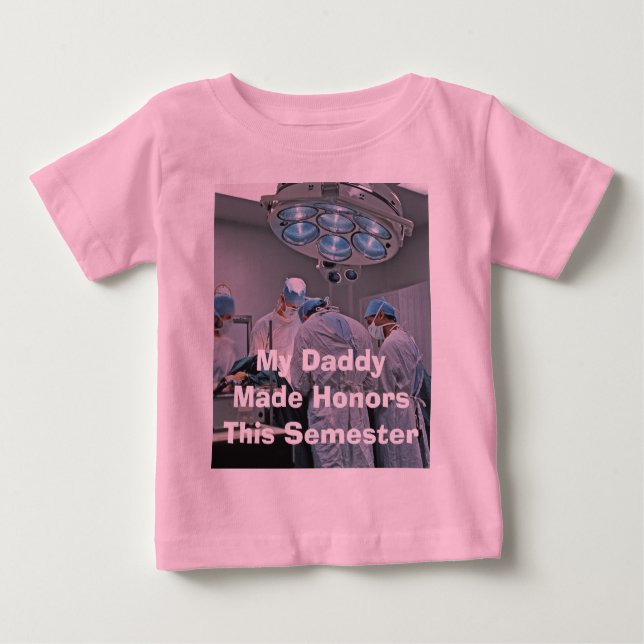 Camiseta De Bebé Mi papá hizo honores (Anverso)