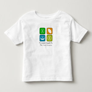 Camiseta De Bebé Mi papá me enseñó