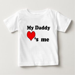 Camiseta De Bebé Mi papá me quiere