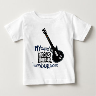 Camiseta De Bebé ¡Mi papá OSCILA MÁS DIFÍCILMENTE que su papá!