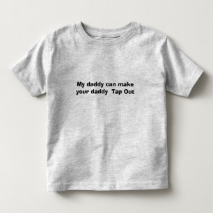 Camiseta De Bebé Mi papá puede hacer que su papá golpea ligeramen