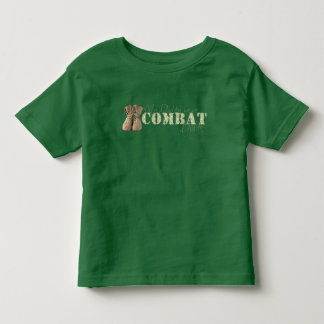 Camiseta De Bebé Mi papá usa botes de combate
