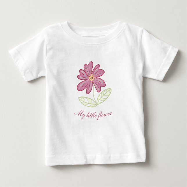 Camiseta De Bebé Mi pequeña flor primrose (Anverso)