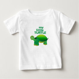 Camiseta De Bebé Mi pequeña tortuga