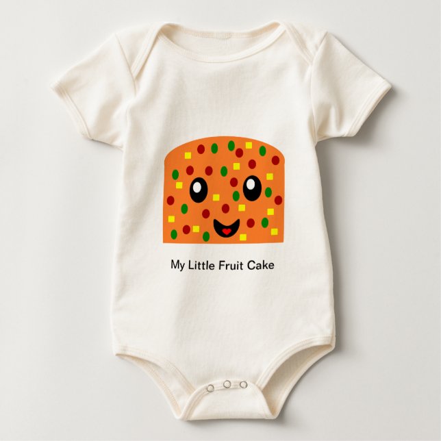 Camiseta De Bebé Mi pequeño pastel de fruta divertido (Anverso)