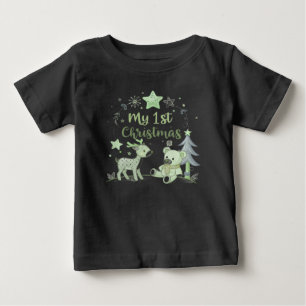 Camiseta De Bebé Mi Primer bebé en Navidad